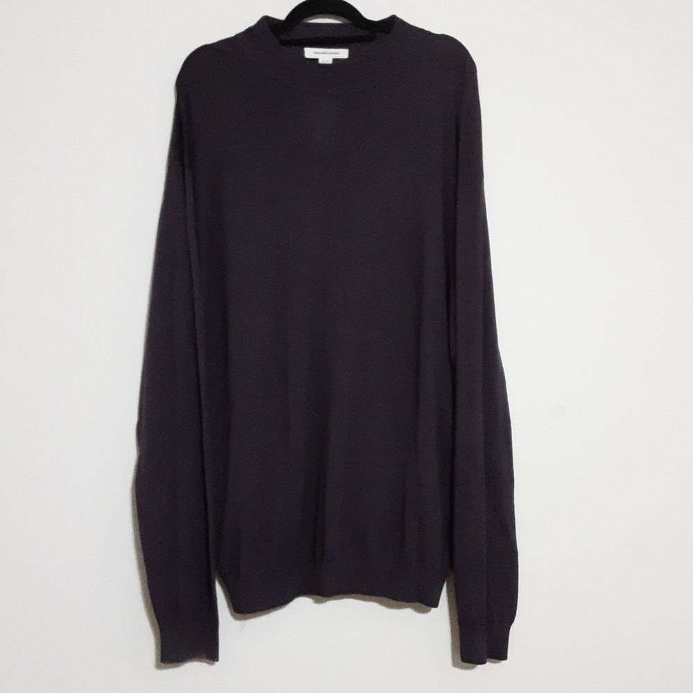 Pronto Uomo sweater pullover silk cotton burgundy mens 3XT event casual office